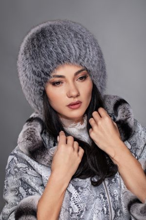 FES DIN BLANĂ NATURALĂ DE VULPE POLARĂ