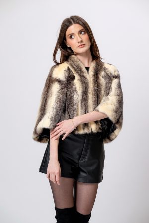 Capă din blană naturală de nurcă imperială